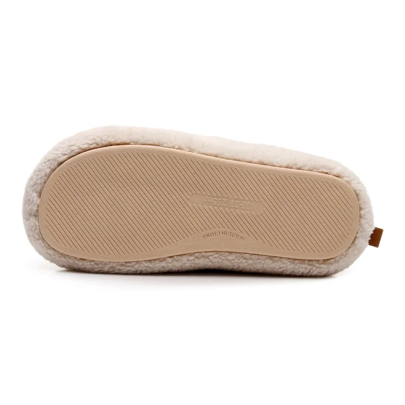 XGGC Fleece Lined Slippers For Fall And Winter Slip Resistant Home Use Maternity And Postpartum Shoes-8
