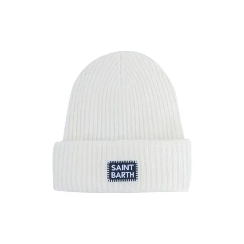 MC2 Saint Barth Berry Logo Patch Knitted Beanie