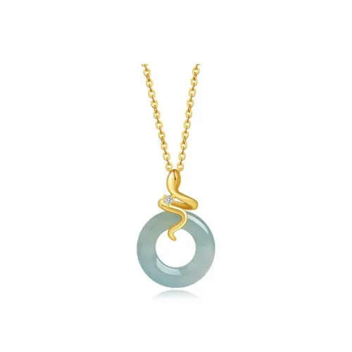 KING TAI SANG Glutinous Jade Jadeite Necklaces Women's