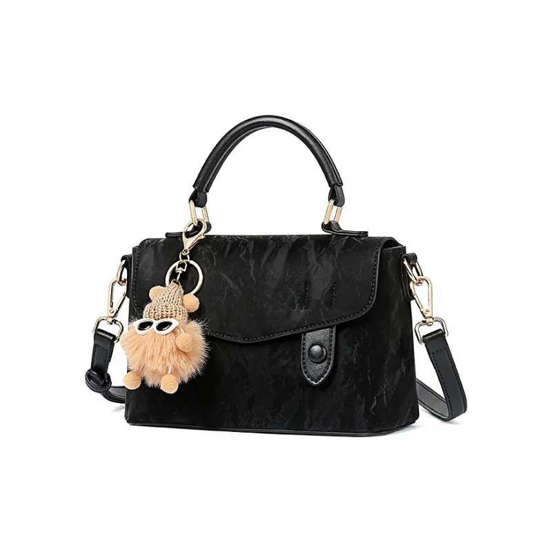 TUCANO PU Shoulder Bag, Crossbody Bag, Handbag Regular Women's Ecru/Black/Camel/Brown-6