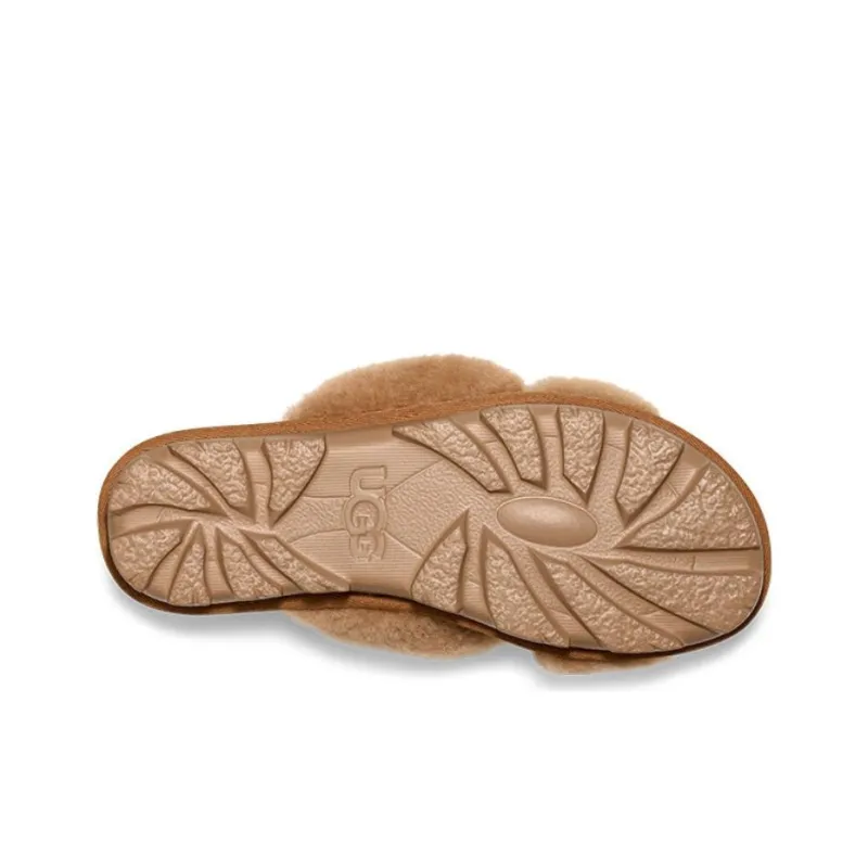 UGG Slip Resistant Slide Slippers Women's Brown-5