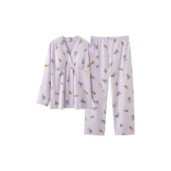 XIAFENYAN Pajama Set Women's Purple