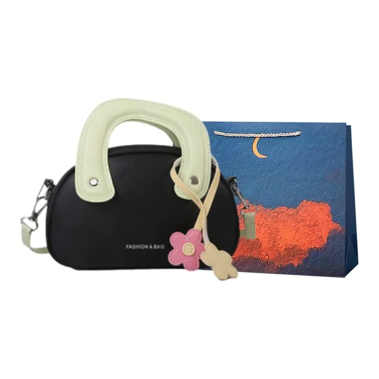 Elsvet PU Crossbody Handbags Regular Women's Blue/Purple/White/Black/Green-9