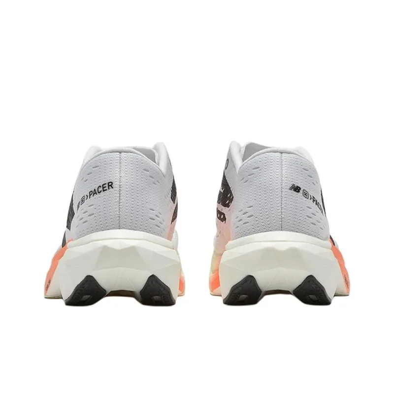 New Balance SuperComp Pacer V2 Anti Slip Wear Resistant Low Top Casual Running Shoes Men's White Black 2E Width-3