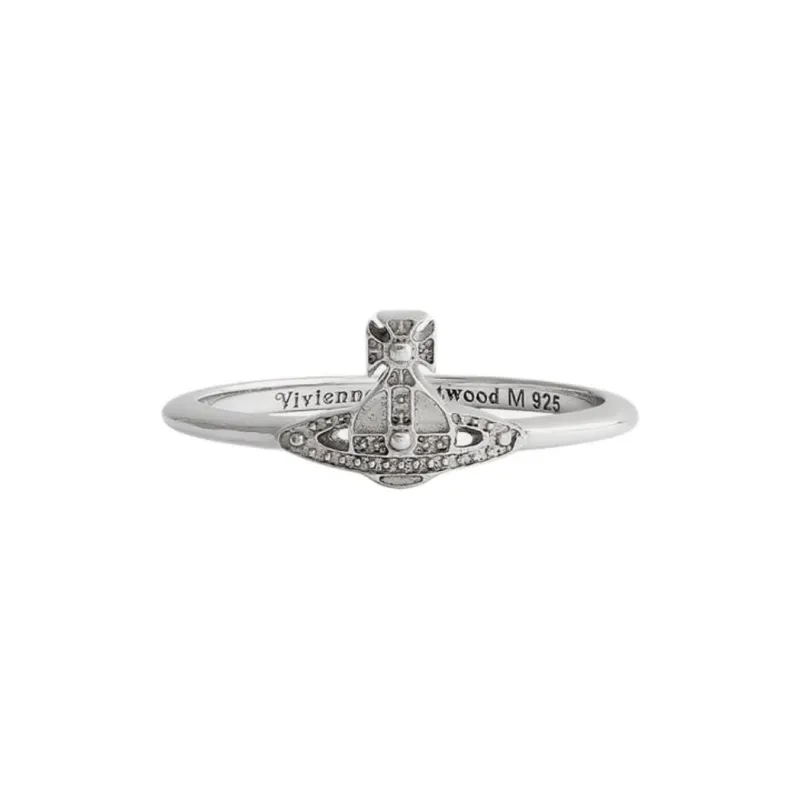 Vivienne Westwood Recycled Silver Rings Unisex Silver-0