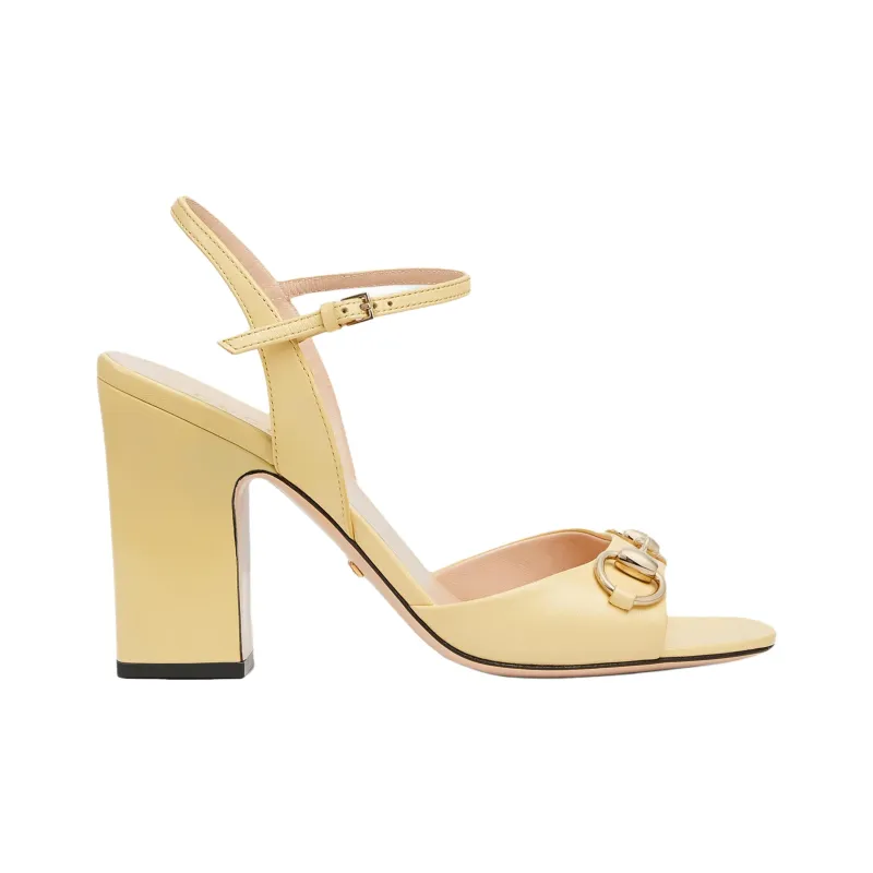 GUCCI Strap Sandals 9.5cm Women's Light Yellow-1
