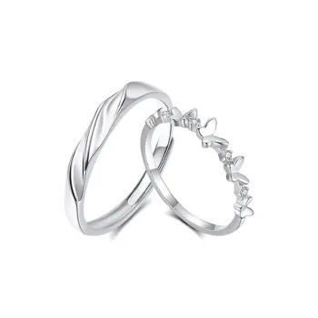 CHINA GOLD 999 Fine Silver Rings Unisex