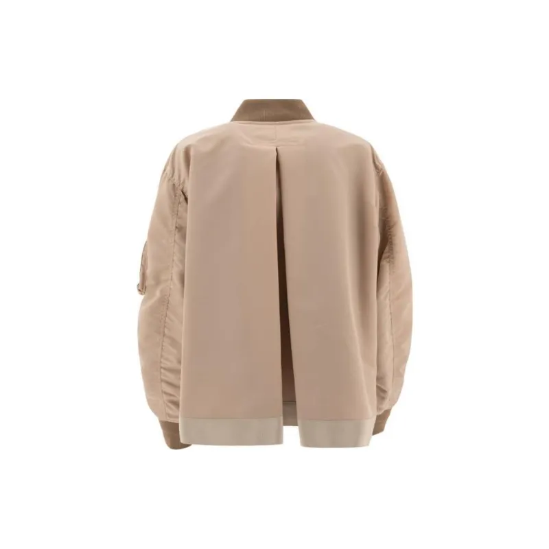 Sacai Nylon Twill Blouson 'Beige'-1