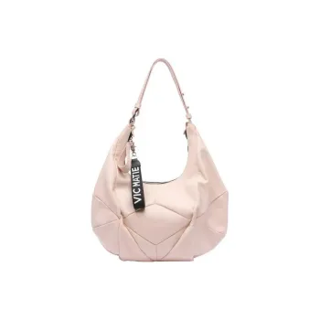 Vic Matie Calfskin Shoulder Bag Women's Pink