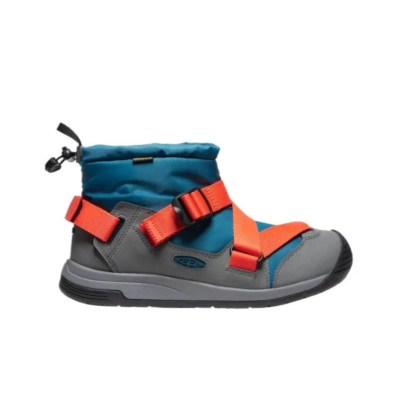 KEEN HOODZERA Short Snow Boots Men's Blue Orange-1