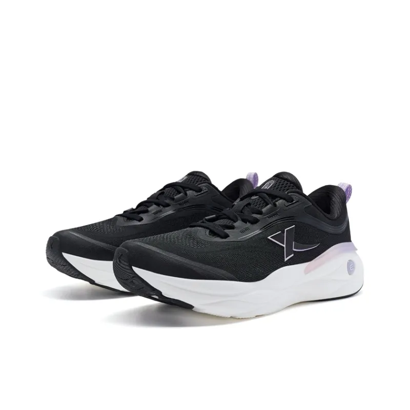 XTEP Cloud Wing 2.0 Cushioning Anti Slip And Wear Resistant Low Top Running Shoes Women's Black Pink-2