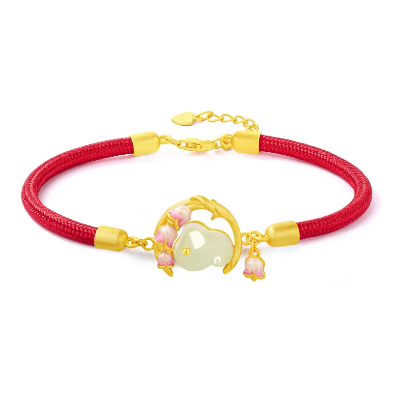 OWNCOOL Necklaces Pale Greenish White Jade Women's-7