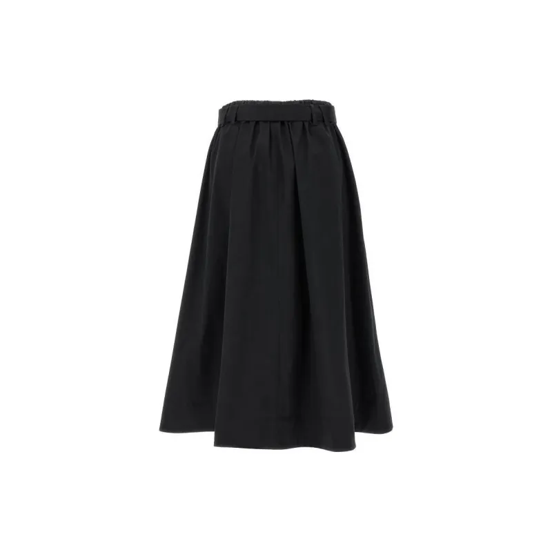 Brunello Cucinelli Belted Midi Skirt-1