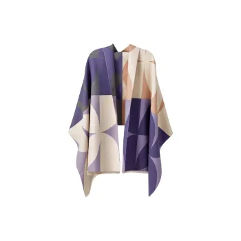 Narandu Polyester Shawls Women's Purple