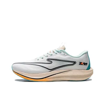 Erke Cushioning Rebound Low Top Qi Technology Casual Running Shoes Men's White Green