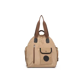 GOBLIN SHARKS 1759 Canvas Backpack Unisex Brown/Black