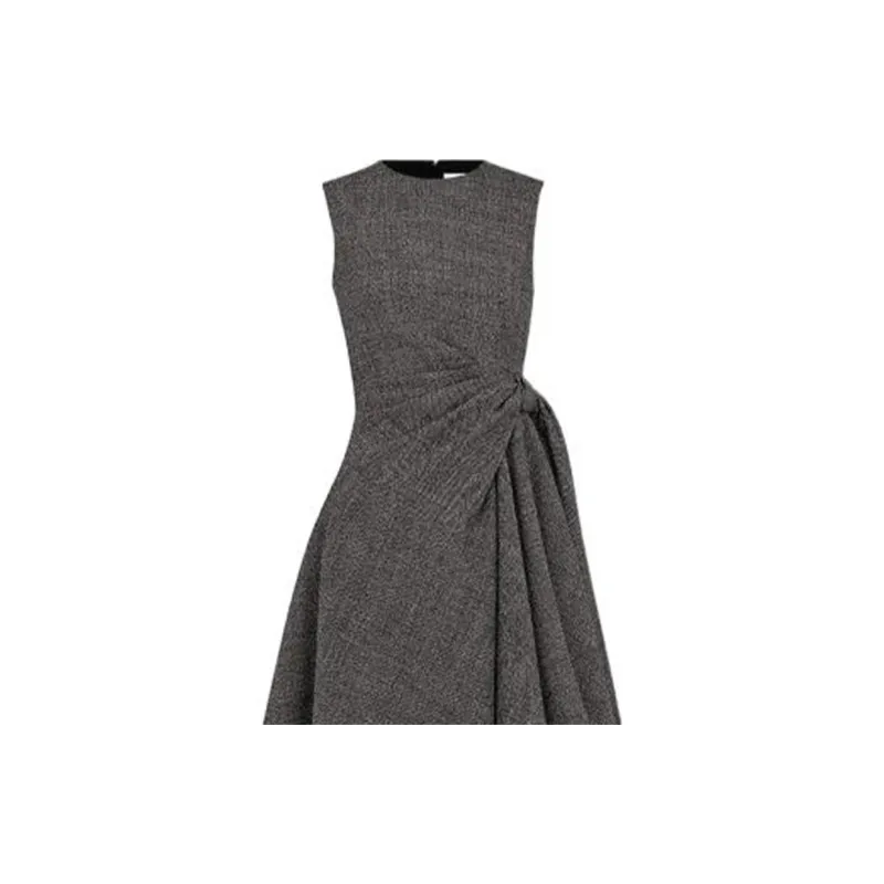 DIOR FW22 Sleeveless Dress Women's Gray-4