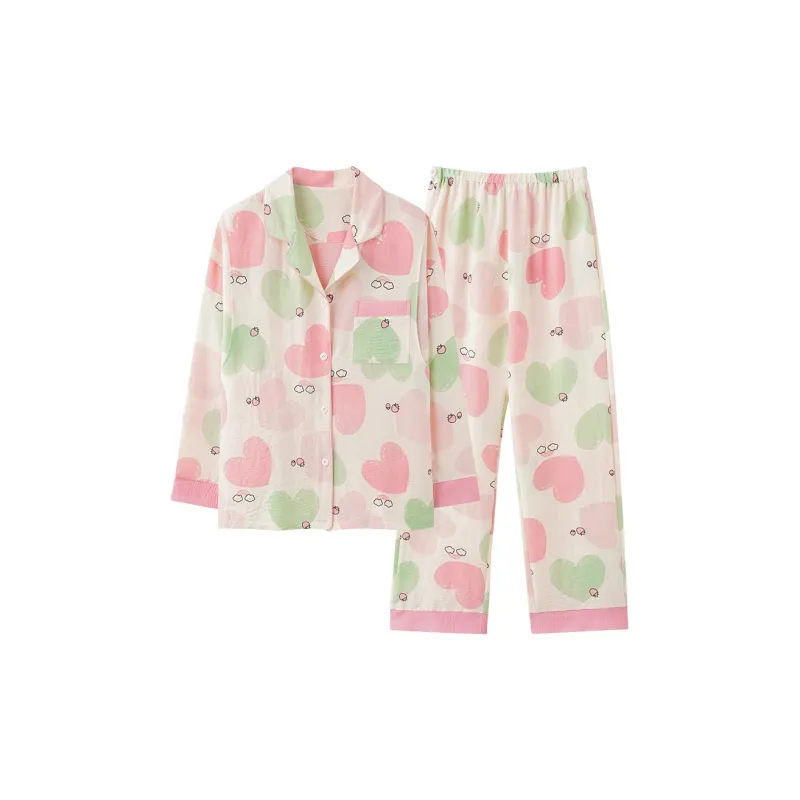 WANANNI Pajama Set Women's Pink-0