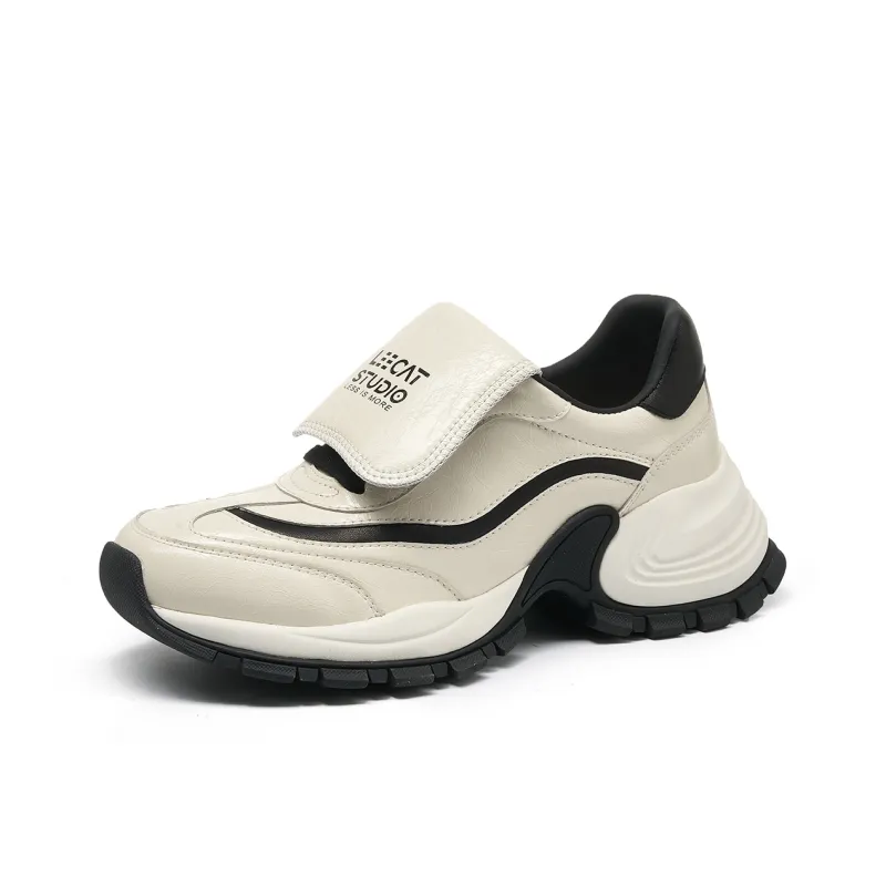 LEECAT STUDIO Cushioning Height Increasing Wear-Resistant Slip-Resistant Low-Top Chunky Sneakers Women's-2