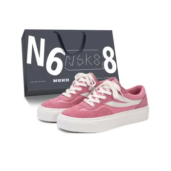 N6K8 Anti Slip Wear Resistant Low Top Skateboard Shoes Women's