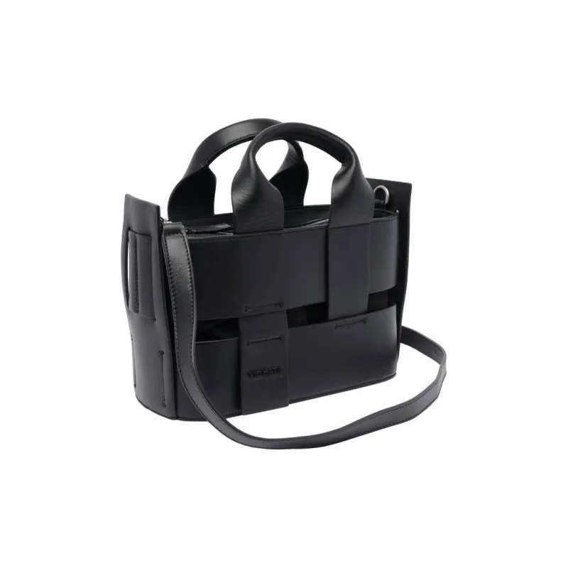 Vic Matie Calfskin Shoulder Bag, Crossbody Bag, Handbag Women's Black-1