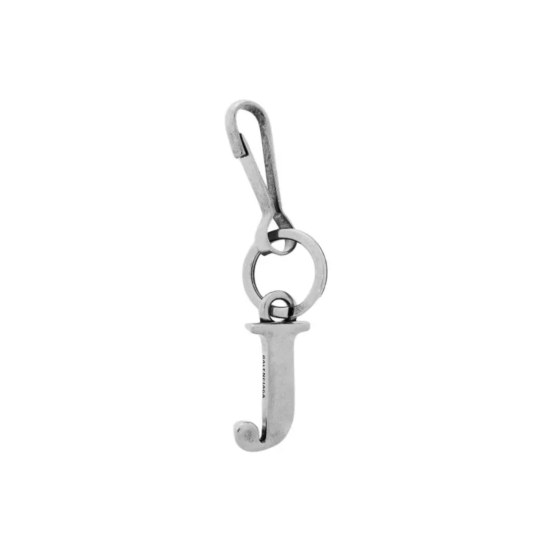 Balenciaga Letter charm Keyring-1