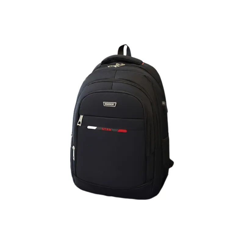 Warrior Oxford Backpack Unisex Black-1