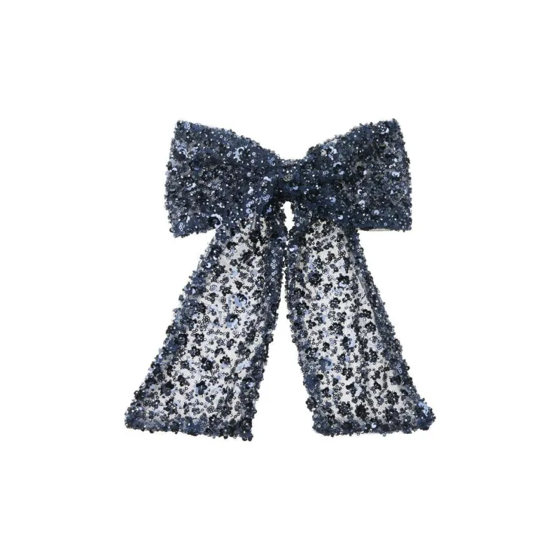 Maison Michel Gauze, Sequins, Polyester Hair Clips Women's Blue-0