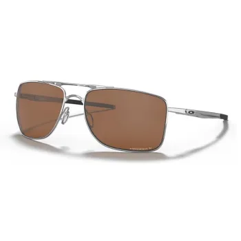 Oakley Chromium Aviator Sunglasses Unisex Silver