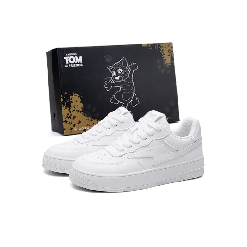 TALKING TOM Slip-Resistant Low-Top Skateboard Shoes Unisex-12