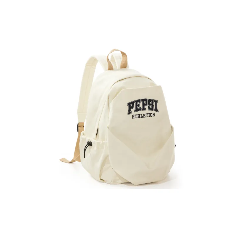 Pepsi Fabric Backpack Laptop Bag Backpack Unisex Green/Ecru-1