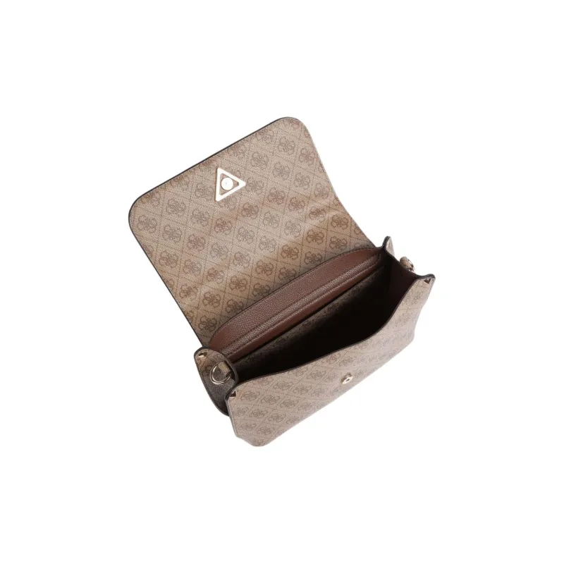 GUESS Meridian Synthetic Material Shoulder Bag Women's Light Brown-3