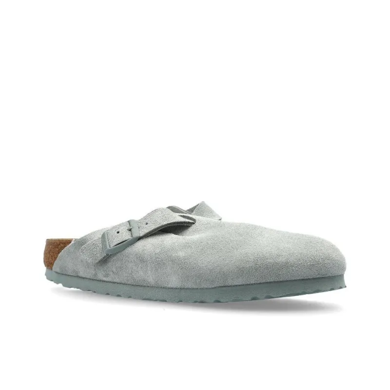 Birkenstock Women's Boston Suede Leather 'Pure Sage'-2