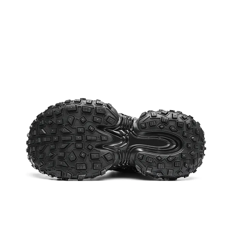 MVA Impact Resistant Wear Resistant Lightweight Breathable Slip Resistant Low Top Chunky Sneakers Unisex Galaxy Black-4