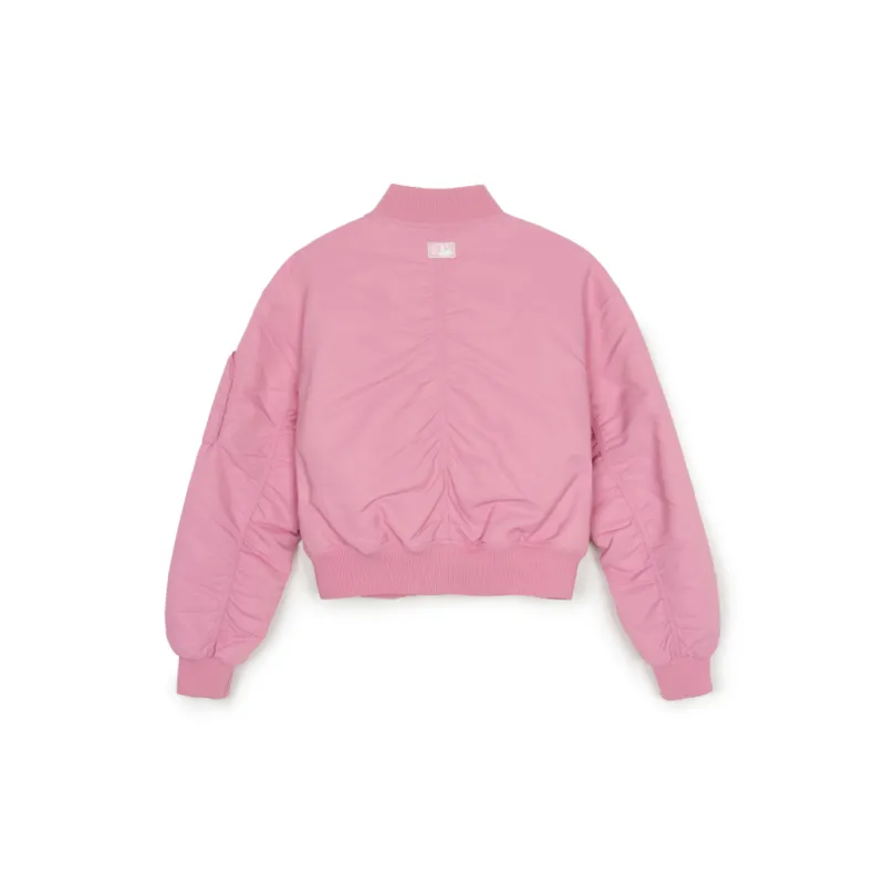 MLB Basic New York Yankees Jacket Women's All Over Print Pink-1