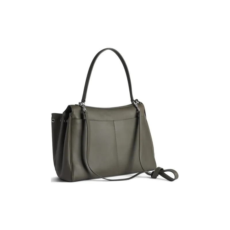 Balenciaga Rodeo Smooth Cow Leather Shoulder Bag, Crossbody Bag, Handbag Medium Size Women's Khaki-3