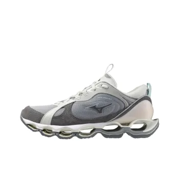 Mizuno Cushioning Low Top Running Shoes Unisex Gray