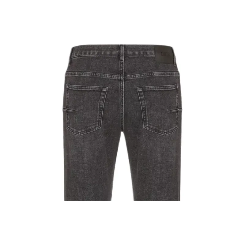 DIOR Jeans Men Black-3