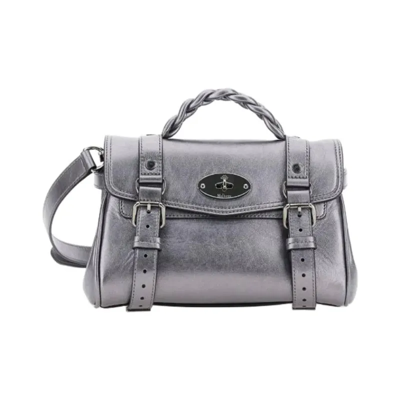 Mulberry Mini Alexa Metallic Crossbody Bag-0