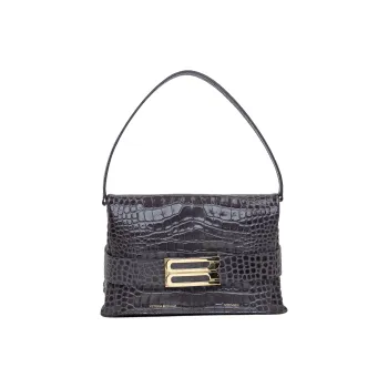Victoria Beckham Victoria Beckha Embossed B Pouch Bag