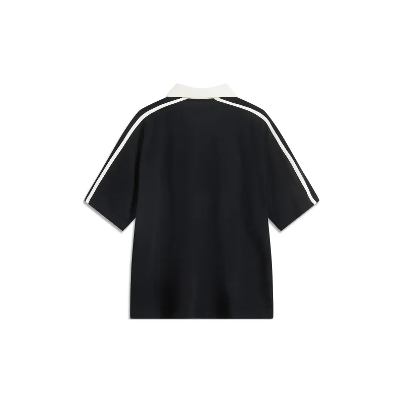 LiNing Sports Life Collection Polo Shirt Men's Black-1