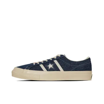 Converse Star&Bars Anti Slip Wear Resistant Low Top Canvas Shoes Unisex Blue