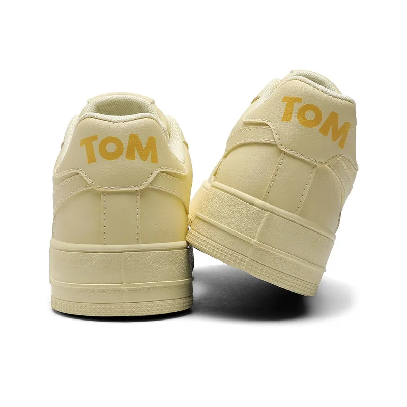 TALKING TOM Slip-Resistant Low-Top Skateboard Shoes Unisex-23