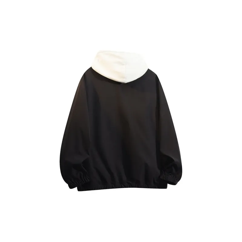 YOSICIL Jackets Coats Unisex Cream Gray-3
