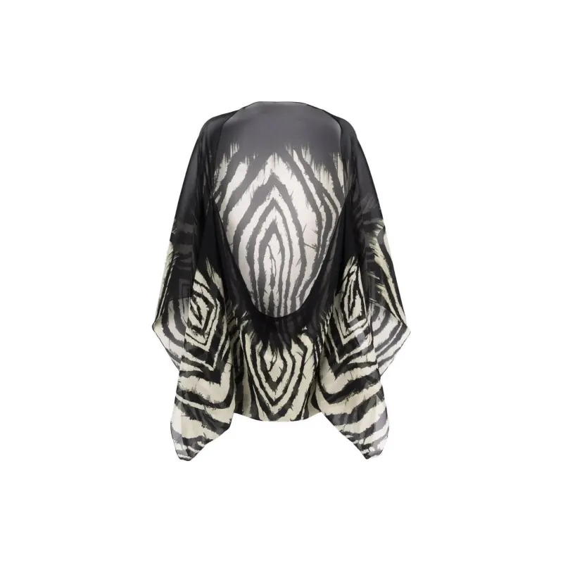 Roberto Cavalli Zebra-print Silk Scarf-0