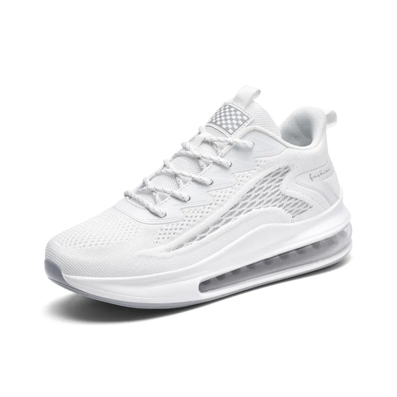 BIANSULONG Cushioned Slip-Resistant Abrasion-Resistant Low-Top Full-Length Air Cushion Casual Running Shoes Men's-5