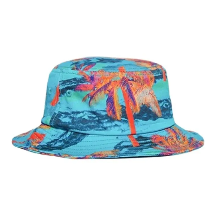 DIESEL Fring Palm Tree Print Bucket Hat-1