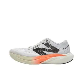 New Balance SuperComp Pacer V2 Anti Slip Wear Resistant Low Top Casual Running Shoes Men's White Black 2E Width