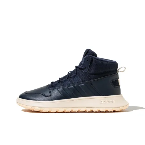 Adidas Neo FUSION STORM Cushioning Wear Resistant Mid Top Casual Shoes Unisex Navy Blue