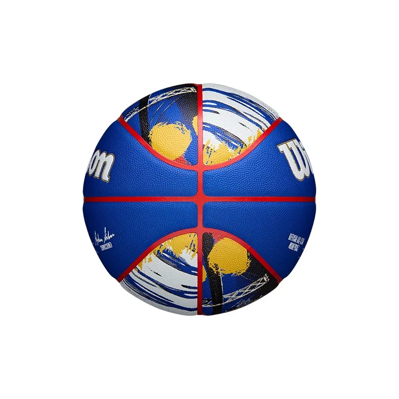 Wilson All Star Microfiber Composite Basketball Blue Size 7 Ball Match Unisex-2